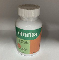 emma Gas Relief Dietary Supplement Capsules 60 Count w/ Vitamin D & B6 20 mcg