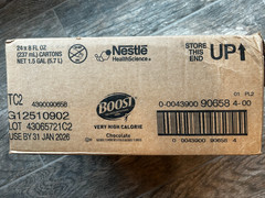 Boost Very High Calorie Chocolate Nutritional Drink � 22g Protein, 530 Nutrient