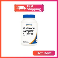 Nutricost Mushroom Complex Supplement, 120 Capsules for 120 Servings per Bottle