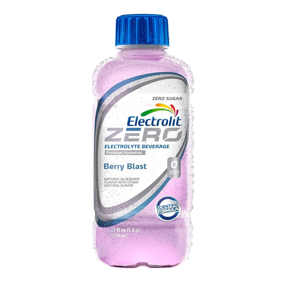 Electrolit Zero Berry Blast Electrolyte Drink Pack of 12 21 Fl Oz Instant Hyd…