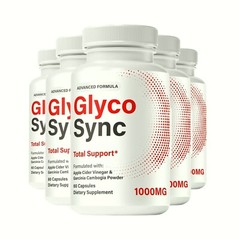 5-Pack Glyco Sync Capsules – GlycoSync Sugar Optimizer Pills – 300 Capsules