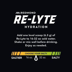 14.39 oz Re-Lyte Natural Electrolyte Powder Drink Mix – Lemon Lime Flavor
