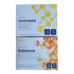 Unicity Feel Great – Balance Orange and/or Unimate Lemon 5/10/15/25/30 Sachets