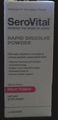 SeroVital Anti Aging Rapid Dissolve Fruit Punch Powder 14 Sachets Sealed 05/2026