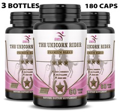 The Original Unicorn Rider 180 Vegetarian Caps For Womens Health Organic By SMS