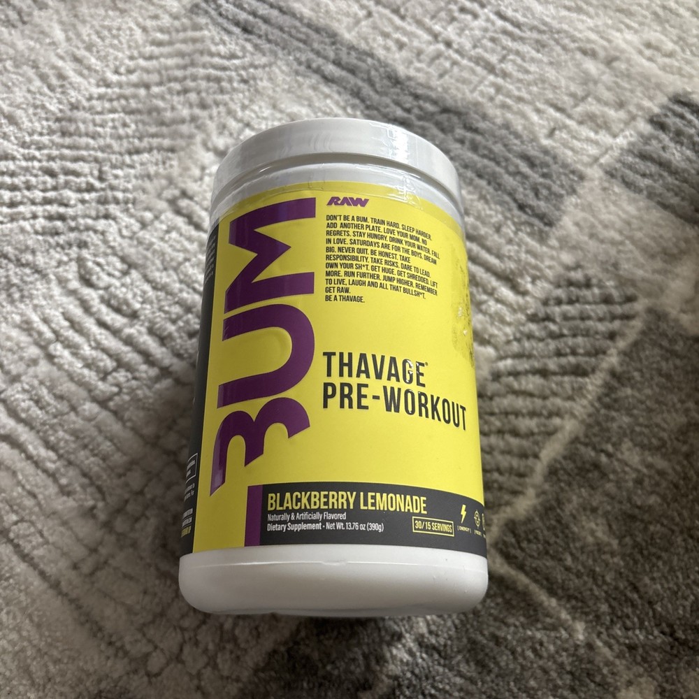 Raw Thavage Pre- Workout – Blackberry Lemonade