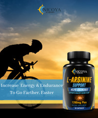 L-Arginine, Nitric Oxide Pre Workout Booster Muscle Building & Energy Supplement