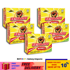 5 X EXTRA JOSS Active Flavour Energy Drink Powder Boost Stamina