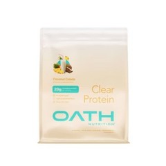 Oath Nutrition 18 Servings Clear Protein Powder – Coconut Colada: Gluten-Free