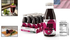 Cold Pressed Organic Beet Juice Bottles – 8.4 oz x 12