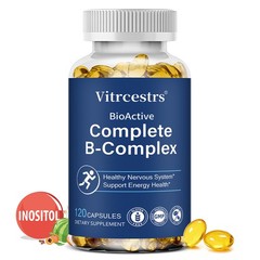 BioActive Complete B-Complex-Supports Energy Health & Brain Function 120Caps