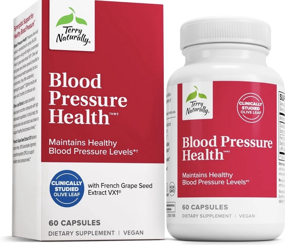 Terry Naturally Blood Pressure Health – 60 Capsules NEW/ SEALED