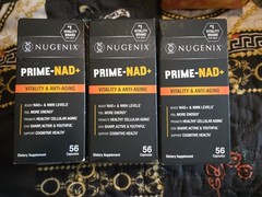 Nugenix Prime-NAD+ Vitality & Anti-Aging 56 Capsules Set of 3 Boxes Exp. 03/28
