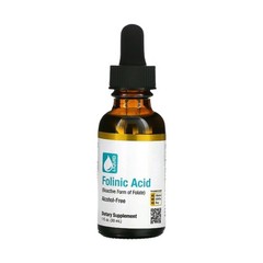 California Gold Nutrition Alcohol Free Folinic Acid 1 FL OZ 30 ML Liquid