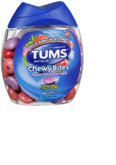 SM Tums Antacid Chewy Bites Assorted Berries 60 Chewable Tablets