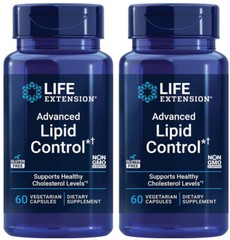 ADVANCED LIPID CONTROL CHOLESTEROL HEART HEALTH 120 Caps 500 mg LIFE EXTENSION
