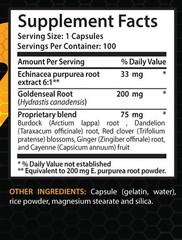 immune support supplement – Echinacea & Goldensea – goldenseal extract 3B