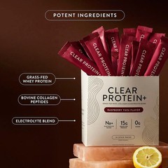 NEW Arrae Clear Protein Plus 15g Grass-Fed Raspberry Yuzu Zero Sugar
