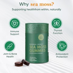 Xuore Bundle Of Shilajit Sea Gummies Lions Mane Reishi Cordyceps Ashwagandha 75