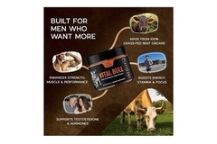 Lonvera Vital Bull Male Performance Beef Organ Grass Fed For Men 60 Capsules