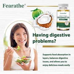 Extra Virgin Coconut Oil | 3000mg | Naturally-Occurring MCTs 30/60/120 Softgels