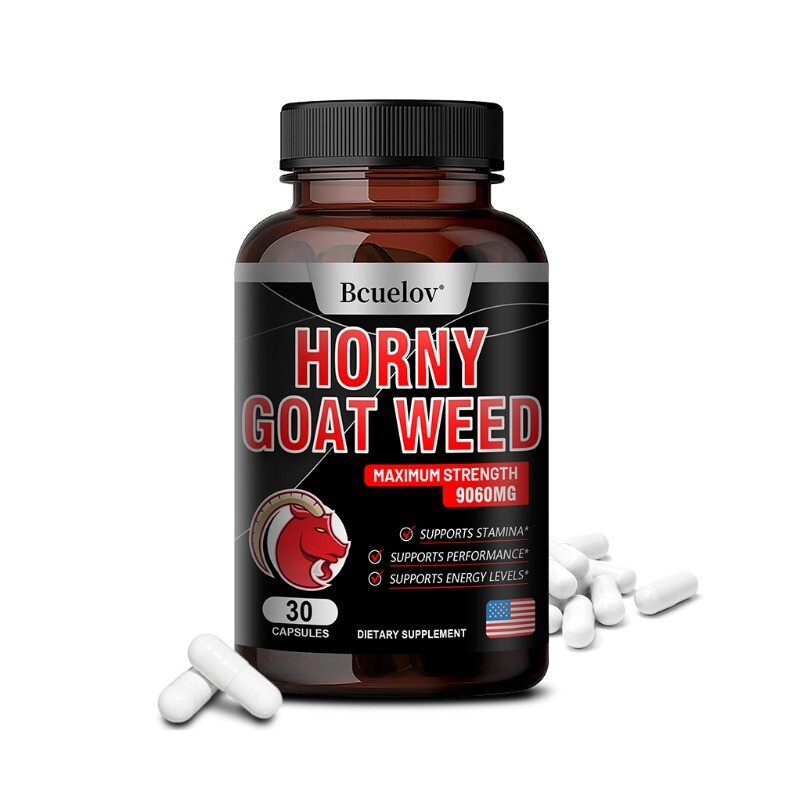 Horney Goat Weed-with Maca,Saw Palmetto,Ginseng,L-Arginine for Men&Women