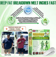 CareUplift Moringa Berberine NAD+ Weight Loss Patches Advanced Nano Microneedle