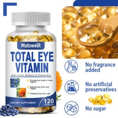 Eye Vitamins with Lutein and Zeaxanthin -Premium Eye Protection Formula Softgels