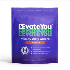 Daily Greens Powder – 28 Servings, 30 Superfoods & 9 Greens for Energy Boost – C