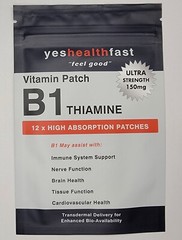 Thiamine B1 Transdermal Vitamin Patches 150mg