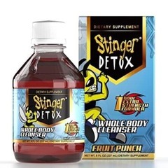 Stinger Detox Whole Body Cleanser 1 Hour Extra Strength – Fruit Punch – 8 OZ