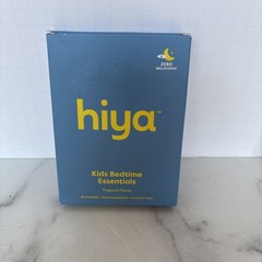 Sealed Hiya Kids Bedtime Essentials 30 Chewables Zero Melatonin Tropical Flavor