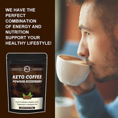 50G Keto Coffee with MCT – Low-Carb Instant Energy & Focus Support