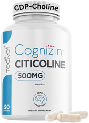 Cognizin Citicoline- 500mg CDP Choline Capsules- Clinically Studied Brain…