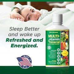 Fast-Absorbing Liquid Multivitamin for Adults – Immune Support, 32 Servings