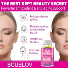 Skin Whitening Capsules – Promotes Healthy Aging,Anti Wrinkles,Dark Spots Remove