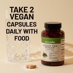Green Tea Extract Capsules 1000 mg – 50% EGCG & 98% Polyphenols – Extra Stren…