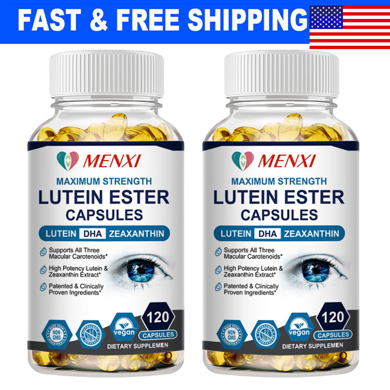 Eye Vision Health 2 x 120 Capsules, Lutein and Zeaxanthin, Eye Strain Support