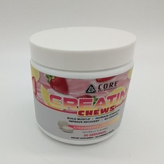 Core Nutritionals 5grams Creatine Chews Strawberry lemonade Build Muscle 💪