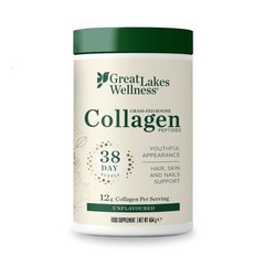 Great Lakes Wellness Collagen Peptides Powder 22 Servings (Pack of 1), Green