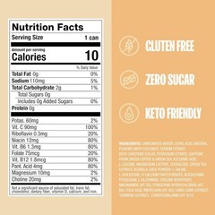 ZOA Zero Sugar Energy Drinks, Pineapple Coconut – 12 Fl Oz (Pack of 12)