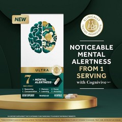 Advanced Brain Ultra Health Mental Alertness Memory Focus 60 Capsules Supplement