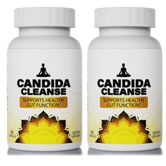 2 Pack Candida Cleanse 120 Capsules – Gut & Colon Support, Natural Herbs 2025