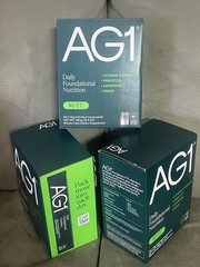 3 Box – AG1 Athletic Greens Daily Foundational Nutrition (120Packets) Exp:05/26