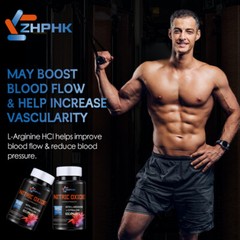 Nitric Oxide & Circulation Booster Dietary Supplement | L-Citrulline, L-Arginine