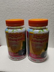 Pair Of EMERGEN-C ASHWAGANDHA BERRY BLEND 36 GUMMIES DIETARY SUPPLEMENT NEW 5/28