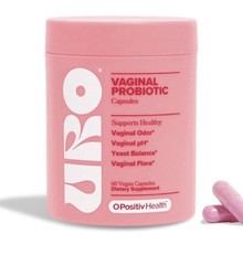 O Positiv URO pH Balance Vaginal Probiotics, 60 Capsules SEALED