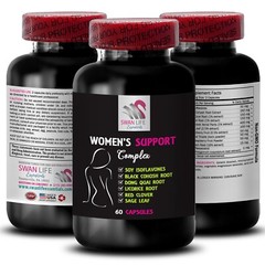 Black Cohosh Extract – WOMENS SUPPORT PILLS – Dong Quai Root 1 Bottle 60 Caps