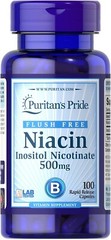 Puritan’s Pride Niacinamide 500 mg – 100 Tablets