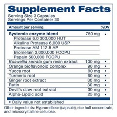 3pcs/set Heal-N-Soothe Systemic Enzyme Formula 90 Caps LivingWell Nutrition “